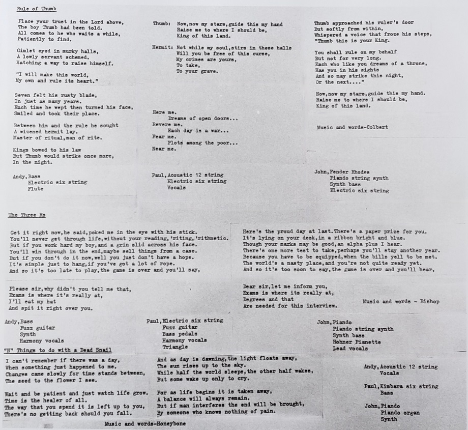 Lyrics Page 2